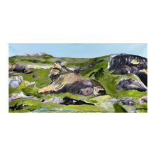 Load image into Gallery viewer, The Remnant Malin Head Painting - Ireland painting by Dawn Richerson 4x8