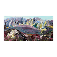 Load image into Gallery viewer, Where I Lay Down to Rest Ireland Painting Derryveagh Mountain painting Dawn Richerson 4x8