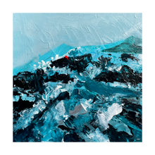 Load image into Gallery viewer, After Poseidon Soul of Ireland painting Wild Atlantic Way ocean painting Dawn Richerson Art 5x5