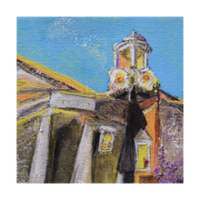 Load image into Gallery viewer, BEDFORD COURTHOUSE ☼ Heart of America Bedford Virginia Painting {Art Print} Virginia artist Dawn Richerson 5x5 Card