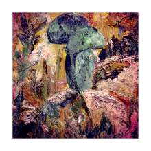 Load image into Gallery viewer, THE ELEGANT LOVERS ☼ Heart of America Virginia Painting {Art Print} Woodland scene on Blue Ridge Parkway painting by Virginia artist Dawn Richerson 5x5