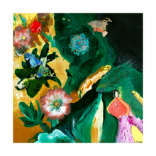 Load image into Gallery viewer, FLOWERS TO REMEMBER YOU BY ☼ Heart of America Virginia / Parkway Perspectives {Art Print} Nature Painting of the Blue Ridge Parkway by Virginia artist Dawn Richerson 5x5
