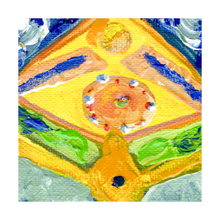 Load image into Gallery viewer, GROWING: The Strength of Sacred Alignment ☼ Recreation Series Painting {Art Print}