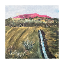 Load image into Gallery viewer, Regal Reassurance - Ways of the Water Ireland Painting farmer's field - Dawn Richerson 5x5 Card
