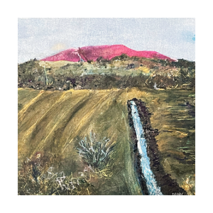 Regal Reassurance - Ways of the Water Ireland Painting farmer's field - Dawn Richerson 5x5 Card