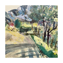 Load image into Gallery viewer, The Way to Errigal - Ireland Painting County Donegal Drive - Dawn Richerson - 5x5 card