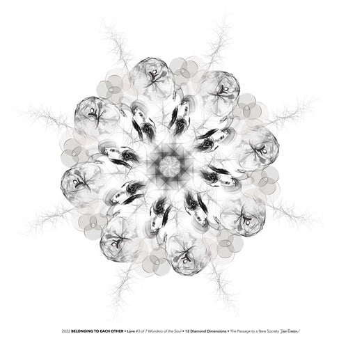 #8 Belonging to Each Other ☼ Diamond Dimensions SEA Series {Art Print} Design Print New Dawn Studios 8x8 Unframed 