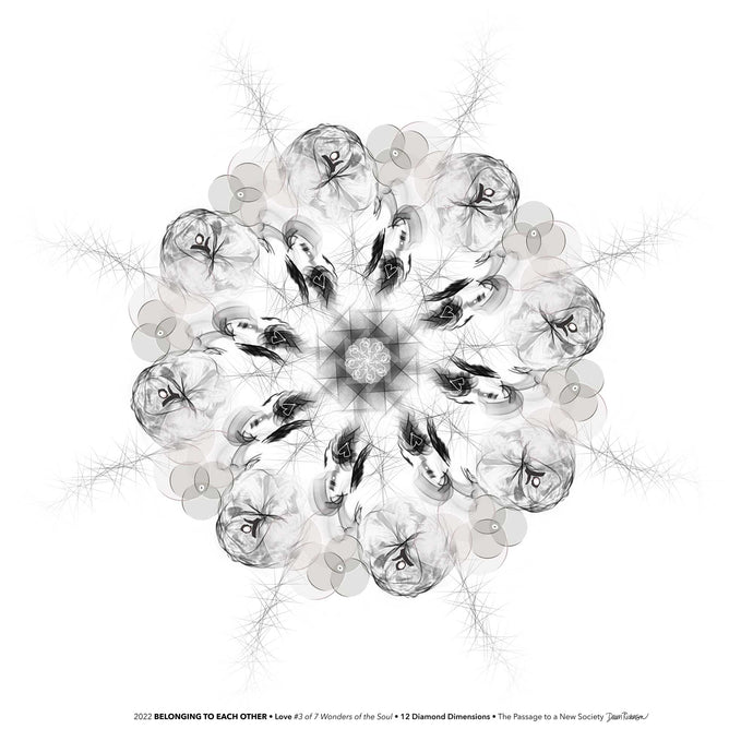 #8 Belonging to Each Other ☼ Diamond Dimensions SEA Series {Art Print} Design Print New Dawn Studios 8x8 Unframed 