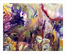 Load image into Gallery viewer, PERSISTENT PREDICTABILITY ☼ Magdalen Painting {Art Print} Faith and doubt faces painting by Virginia artist Dawn Richerson 8x10
