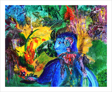 Load image into Gallery viewer, AND THERE YOU WERE AGAIN ☼ Spirited Life Painting {Art Print} bold colors spiritual art by Virginia artist Dawn Richerson 8x10
