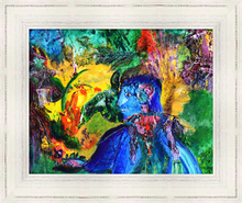 Load image into Gallery viewer, AND THERE YOU WERE AGAIN ☼ Spirited Life Painting {Art Print} bold colors spiritual art by Virginia artist Dawn Richerson 8x10 framed