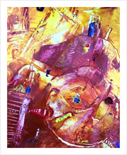 Load image into Gallery viewer, DAY OF THE DISILLUSIONED ☼ Spirited Life Painting {Art Print} 8x10 abstract painting by Virginia artist Dawn Richerson 8x10