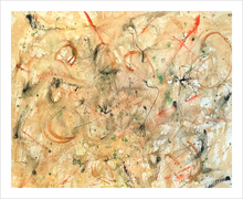 Load image into Gallery viewer, Death by Cancer Watercolor abstract 8x10