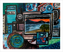 Load image into Gallery viewer, Digital Reality technology painting Dawn Richerson 8x10