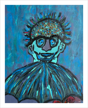 Load image into Gallery viewer, Eccentric Man painting Dawn Richerson 8x10
