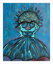 Load image into Gallery viewer, Eccentric Man painting Dawn Richerson 8x10