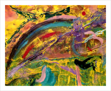 Load image into Gallery viewer, FINDING OUR WINGS ☼ Spirited Life Bird Painting {Art Print} Dreams for a New World painting from Virginia artist Dawn Richerson 8x10