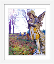 Load image into Gallery viewer, GUARDIAN OF GRACE ☼ Faithscapes {Photo Print} 8x10 framed cemetary angel photo
