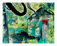 Load image into Gallery viewer, House in the Woods Ireland Painting by Dawn Richerson 8x10