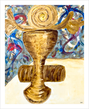 Load image into Gallery viewer, In Remembrance faith painting communion Dawn Richerson 8x10