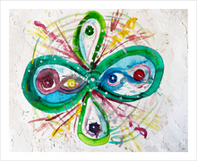 Load image into Gallery viewer, Integration Cloverleaf symbol art Dawn Richerson art 8x10