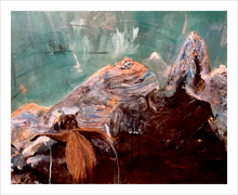Load image into Gallery viewer, Mother on the Mountain Leitrim mountain painting - Ireland painting by Dawn Richerson - 8x10