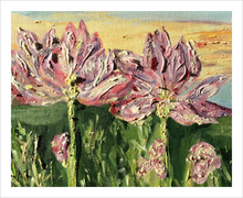 Load image into Gallery viewer, Side by Side ☼ Soul of Ireland Painting {Art Print} Art Print  8x10 Irish Flowers art print