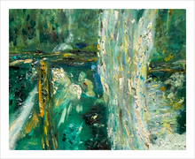 Load image into Gallery viewer, Spirits Surrendered Soul of Ireland painting County Leitrim painting Glencar Waterfall 8x10