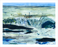 Load image into Gallery viewer, The Grace of Every Crashing Wave Soul of Ireland coast County Sligo Dawn Richerson Ireland painting Wild Atlantic Way 8x10