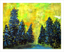 Load image into Gallery viewer, TREMORS OF EXCITEMENT ☼ Spirited Life Painting {Art Print} Colorado spring painting by Virginia artist Dawn Richerson 8x10
