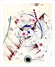 Load image into Gallery viewer, TURN OF THE BLADE ☼ Abstract Watercolor Dawn Richerson 8x10