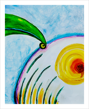 Load image into Gallery viewer, The Arc of Life - Curvature and Creation 8x10 - Virginia artist Dawn Richerson creation painting 8x10