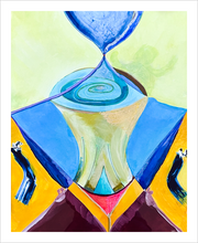Load image into Gallery viewer, RECEPTIVITY Sacred Chalice ☼ Curvature & Creation Watercolor {Art Print} 8x10
