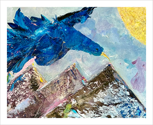 Load image into Gallery viewer, Blue Ridge Blessings - Earth and Sky - Blue Ridge Parkway painting by Dawn Richerson