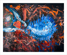 Load image into Gallery viewer, FLYING THROUGH FIRE ☼ Ordinary Angels {Art Print}