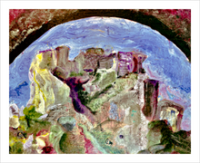 Load image into Gallery viewer, LAST LOOK BACK ☼ Soul of France & Magdalen Painting {Art Print} from Virginia Artist Dawn Richerson