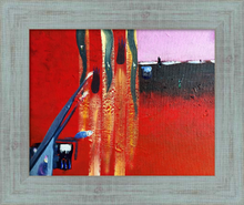 Load image into Gallery viewer, SONG OF HER SINKING ☼ Spirited Life Painting {Art Print} How depression feels painting by Virginia artist Dawn Richerson 8x10 framed
