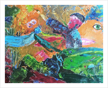 Load image into Gallery viewer, THE BOY WHO REMEMBERED THE MEANING OF MAGIC ☼ Recognitions {Art Print} 8x10
