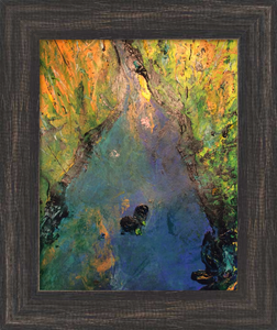 In Her River - Magdalen Series - Dawn Richerson painting 8x10 framed