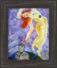 Load image into Gallery viewer, SHE FLOATS FREE ☼ Magdalen Painting {Art Print} Love for the Church Faithscapes Painting Dawn Richerson 8x10 framed