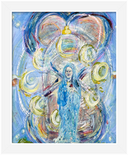 Load image into Gallery viewer, SUSPENSION ☼ Magdalen Painting {Art Print} Dawn Richerson Faith Painting 8x10 framed