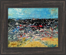 Load image into Gallery viewer, TOSSED UPON AN ANGRY WAVE ☼ Soul of France & Magdalen Painting {Art Print} by artist Dawn Richerson - A Faithscapes Collection Painting