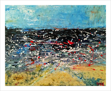 Load image into Gallery viewer, TOSSED UPON AN ANGRY WAVE ☼ Soul of France & Magdalen Painting {Art Print} by artist Dawn Richerson - A Faithscapes Collection Painting