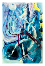 Load image into Gallery viewer, Beyond All Recognition Abstract Acrylic painting Dawn Richerson 8x12
