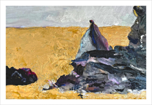 Load image into Gallery viewer, Guardian of the Grey and Golden Seas - Donegal Coast Wild Atlantic Way painting Ireland - 8x12