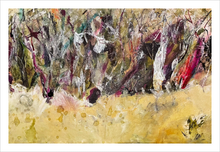 Load image into Gallery viewer, Tangled Up in Time Ireland tree painting Lough Gara shore Dawn Richerson 8x12