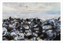 Load image into Gallery viewer, The Causeway anbd the Chorus Giant&#39;s Causeway Painting Northern Ireland - Dawn Richerson - 8x12
