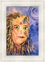 Load image into Gallery viewer, TRIBUTARY ☼ Spirited Life Painting {Art Print} ancestral lineage painting self identity from Virginia artist Dawn Richerson 8x12 framed
