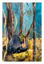 Load image into Gallery viewer, Gnome Tree - Claytor Nature Center painting - nature painting Virginia - Dawn Richerson
