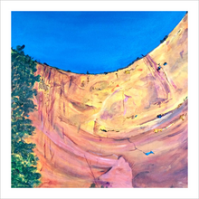 Load image into Gallery viewer, ECHO AMPHITHEATER ☼ Heart of America New Mexico Painting {Art Print} by Virginia artist Dawn Richerson 8x8